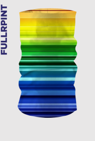 Komin kolorowy ,,w paski"