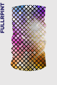 Komin kolorowy ,,błyszczący"