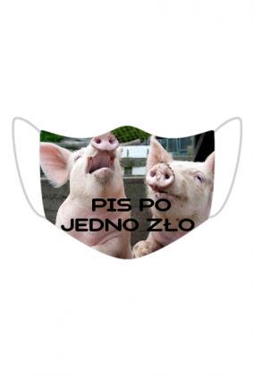 maseczka PiS PO Jedno zło