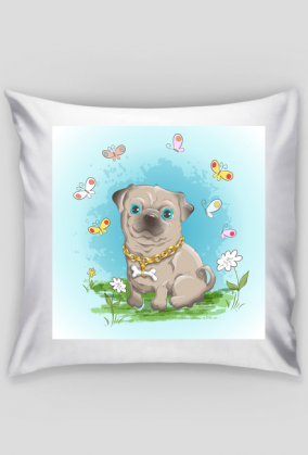 Poszewka na poduszkę 39x39 - Mały Buldog Francuski