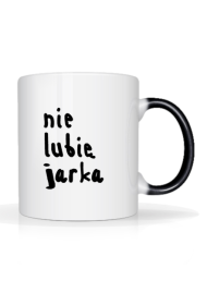 Kubek zmieniający kolor "Nie lubię Jarka"
