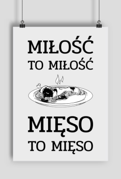 Mięsko plakat