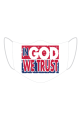 maseczka in God we trust, USA, ameryka, religia