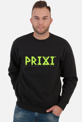 bluza prixi basic green logo