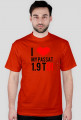 Koszulka I LOVE MY PASSAT 1.9 TDI czarny napis. WSZYSTKIE KOLORY