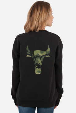 Bluza UNISEX Czarna + Logo Moro