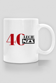 Kubek 40-lecie NZS - biały