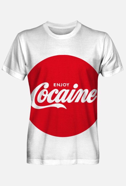 Cocaine T-Shirt Full - brandhero