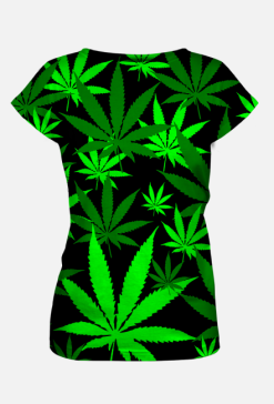 Ganja plantacja (koszulka damska fullprint 1stronna) cg