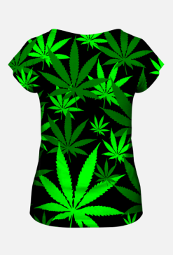 Ganja plantacja (koszulka damska fullprint 2stronna) cg