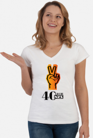 Koszulka damska 40-lecie NZS - biała