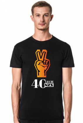 Koszulka męska 40-lecie NZS - czarna