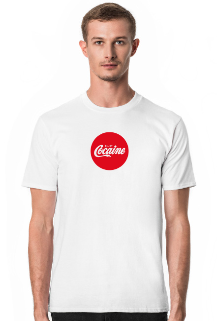 Cocaine T-Shirt White - brandhero