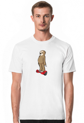 Leniwiec na hoverboard