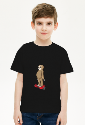 Leniwiec na hoverboard