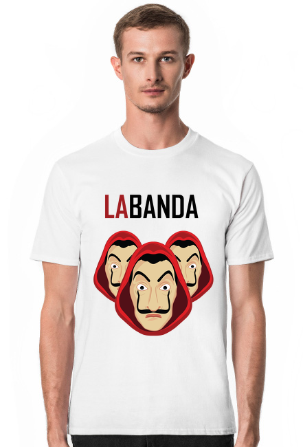 Koszulka Męska LA BANDA, biała