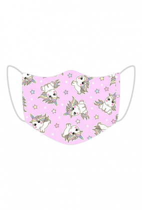 Maseczka - jednorożec