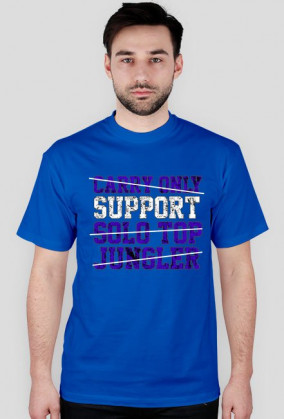 Koszulka z napisem SUPPORT