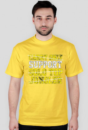 Koszulka z napisem SUPPORT
