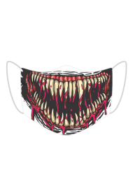 venom czerwona zęby