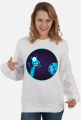 Niebieska krówka - bluza damska