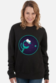 Kosmiczny krokodyl - bluza damska