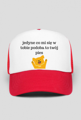 Jedyne co mi się w tobie podoba to twój pies - Czapka z daszkiem
