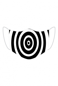 maseczka czarno biała