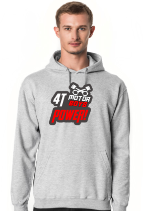 Bluza hoodie 4t cross enduro power