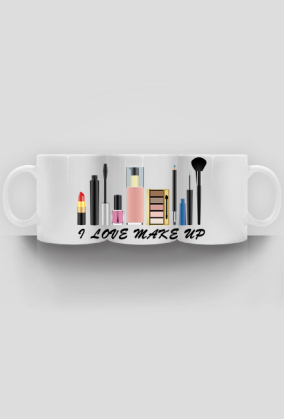 Kubek I LOVE MAKE UP