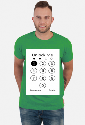 Koszulka męska - UNLOCK ME