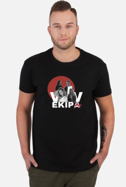 tshirt (black) red (unisex)