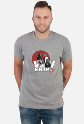 tshirt (black) red (unisex)