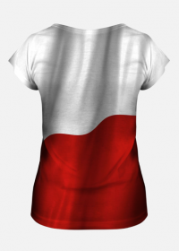 Koszulka Damska Biało czerwona