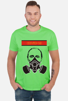 Koszulka 'Putin02 (flag-c19)'