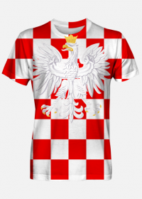 Koszulka szachownica Orzeł Biały Fulprint