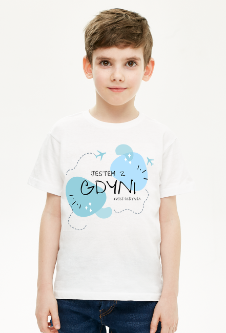 Koszulka t-shirt z nadrukiem Jestem z Gdyni!