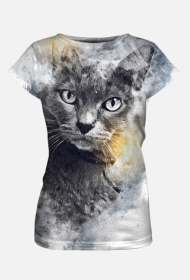 koszulka z kotką w sam raz dla sensualnej kobiety