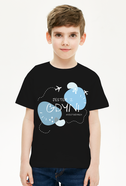 Koszulka t-shirt z nadrukiem: Jestem z Gdyni!