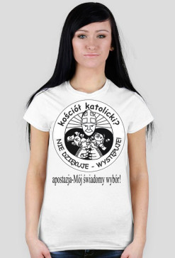 apostazja p.2 damski t-shirt