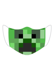 Maseczka z filtrem MINECRAFT creeper