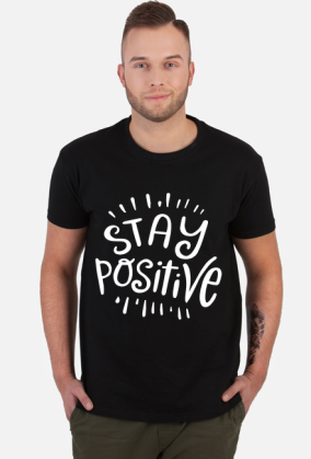 Koszulka męska STAY POSITIVE kolory do wyboru