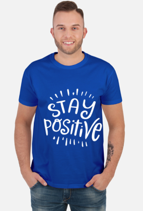 Koszulka męska STAY POSITIVE kolory do wyboru