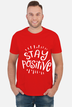 Koszulka męska STAY POSITIVE kolory do wyboru