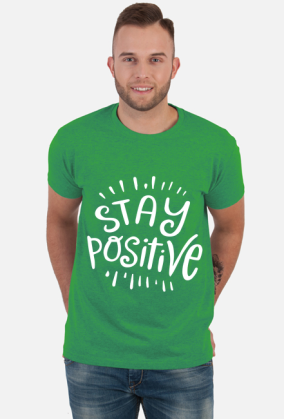 Koszulka męska STAY POSITIVE kolory do wyboru