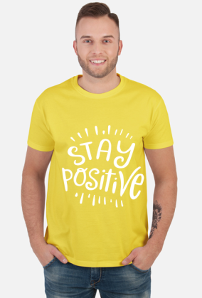 Koszulka męska STAY POSITIVE kolory do wyboru