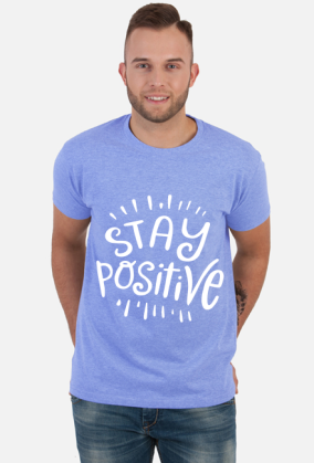 Koszulka męska STAY POSITIVE kolory do wyboru
