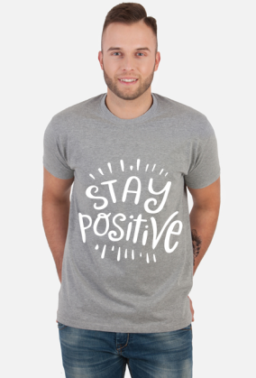 Koszulka męska STAY POSITIVE kolory do wyboru