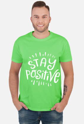 Koszulka męska STAY POSITIVE kolory do wyboru