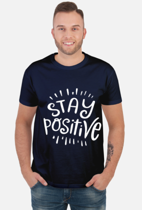 Koszulka męska STAY POSITIVE kolory do wyboru